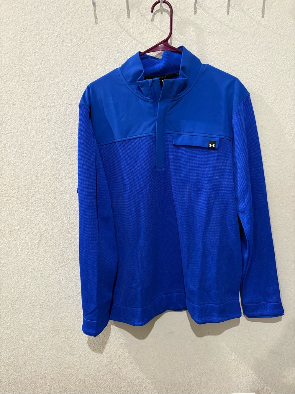 Under Armour Blue Golf Quarter-Zip Pullover